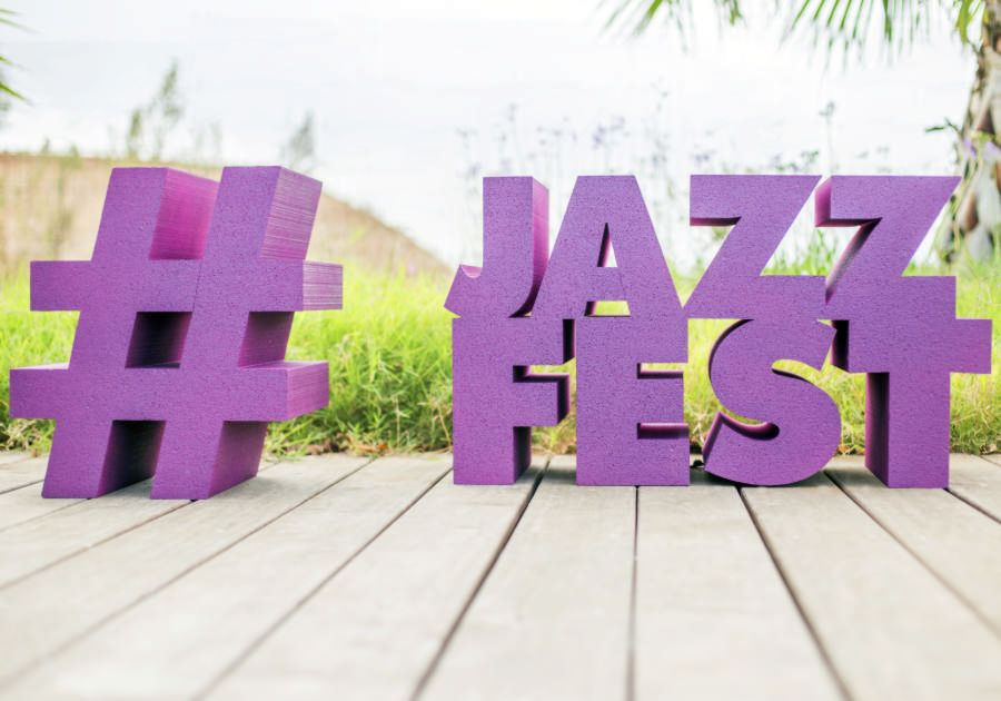 Lettre et logo polystyrene jazz