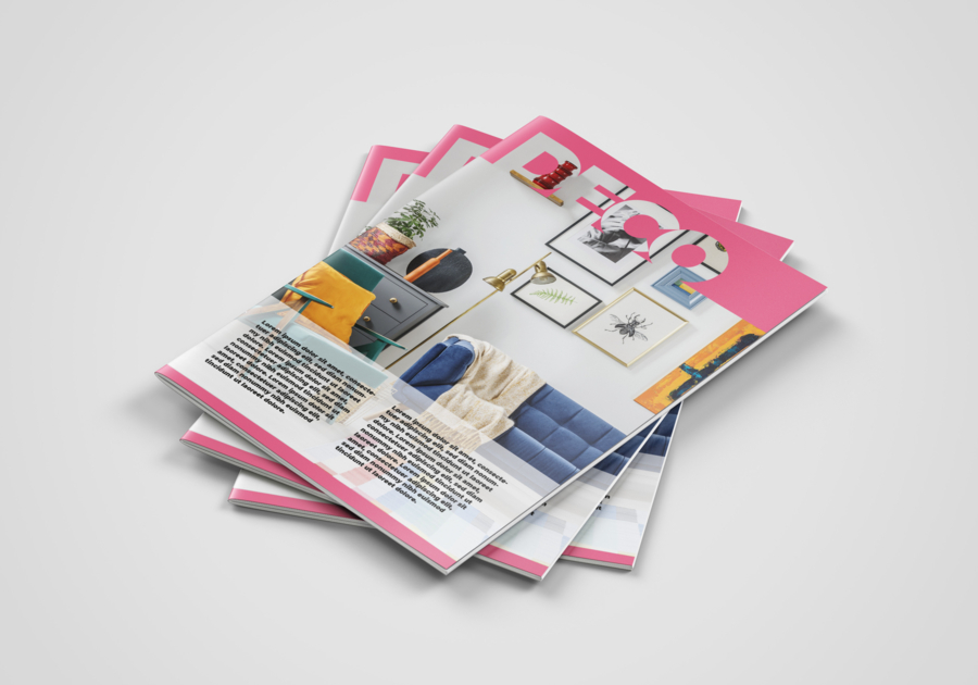 Brochure agrafée