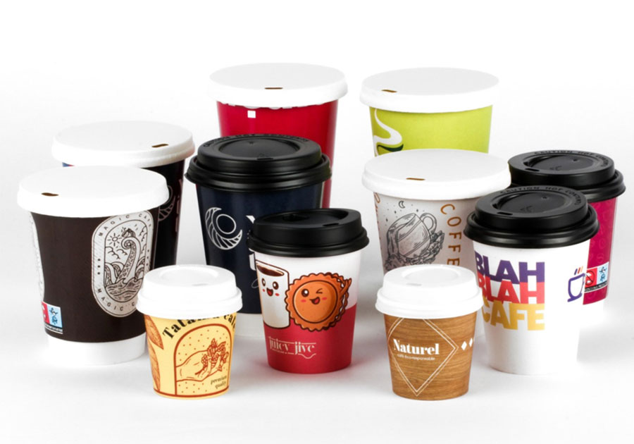 Tous les gobelets en carton