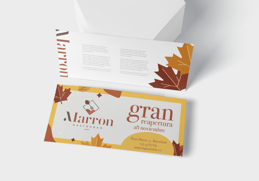 Carton d’invitation classique